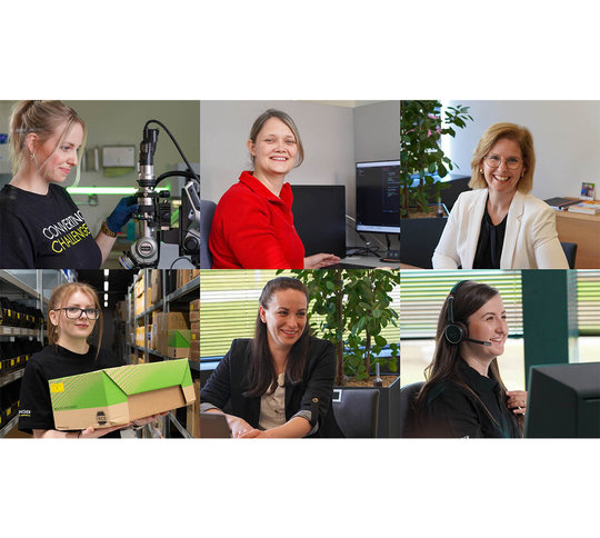 Frauen in der Technik Collage