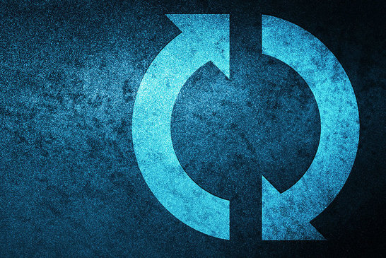 Update Logo blau modern