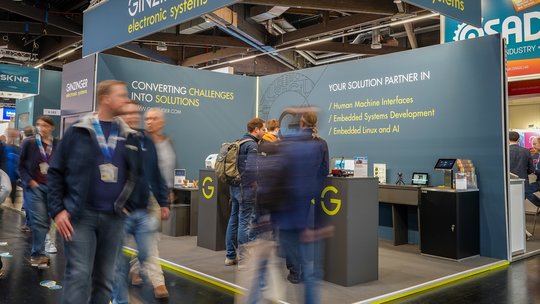 Ginzinger Messestand
